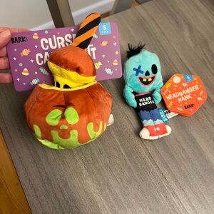 Bark Set of 2 Halloween Small Dog Toys